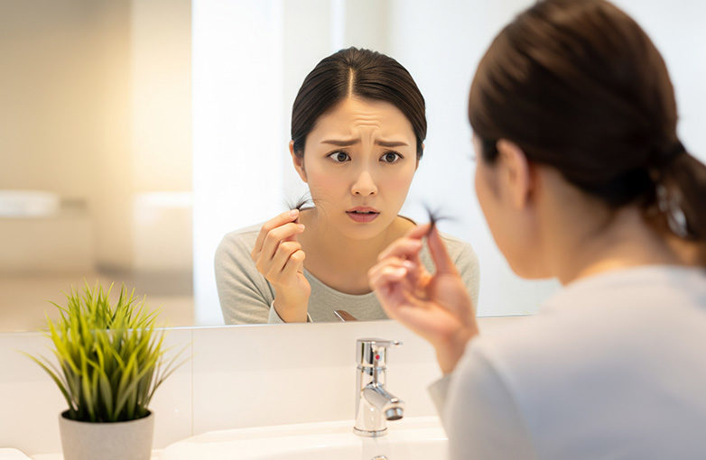 女性の薄毛はなぜ起こる?年代別の原因と今日からできる予防法